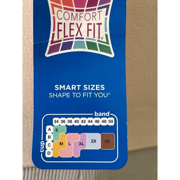 Pink Comfort Flex Fit No Wire Full Coverage Bra - Small - Picture 8 of 9